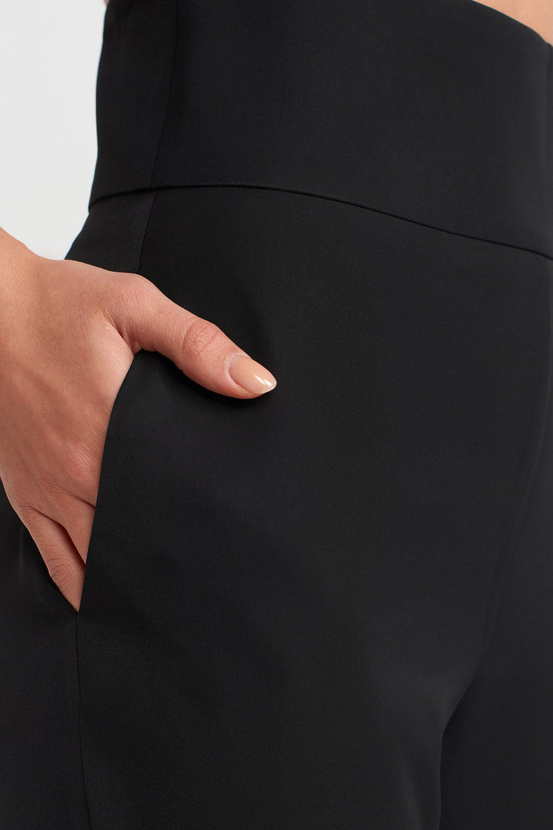 Nu High Waist Skinny Trousers Black