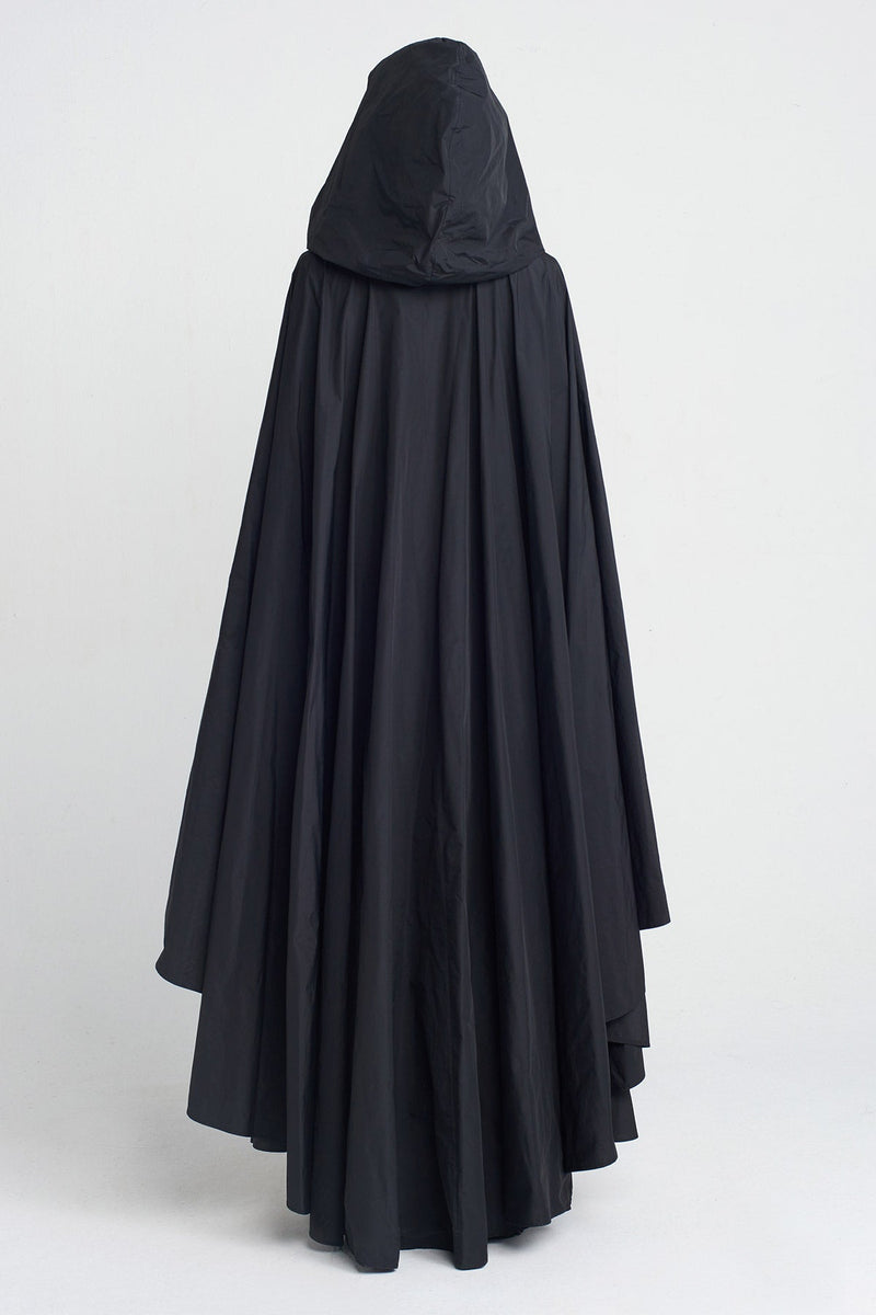 Nu Taffeta Cape Black