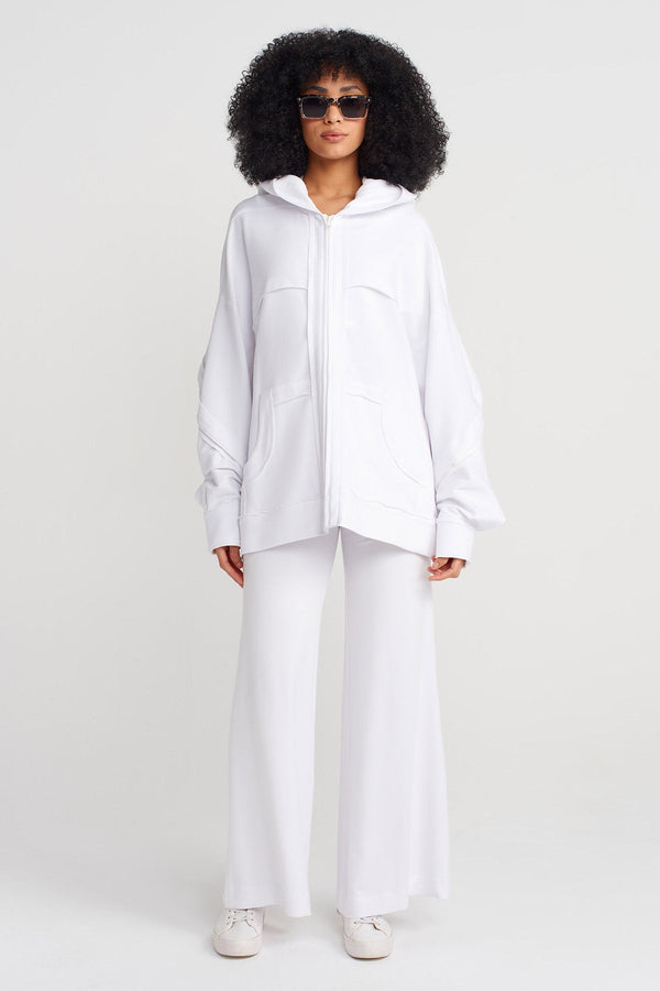 Nu Pocket-Detail Jacket Off White