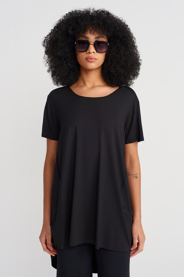 Nu Short-Sleeve Jersey T-Shirt Black