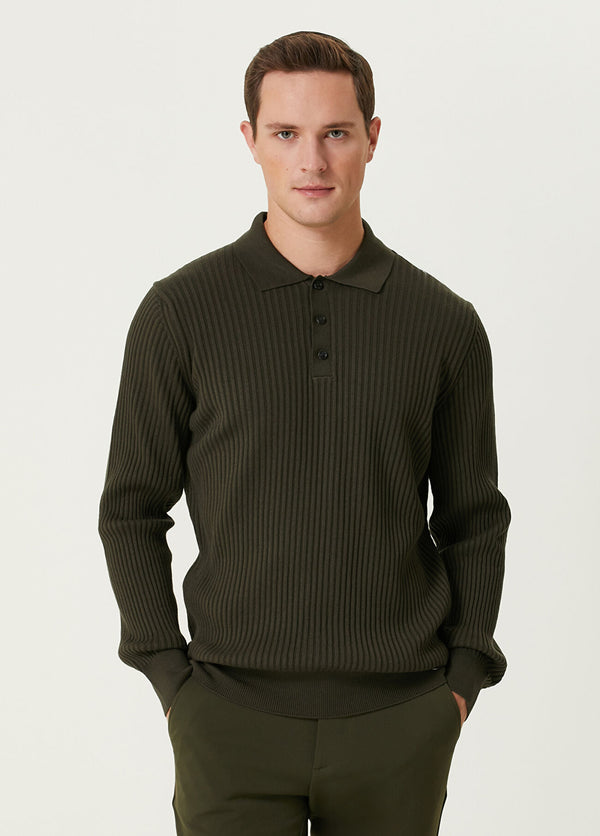 Beymen Club Men Polo Neck Knitwear Khaki