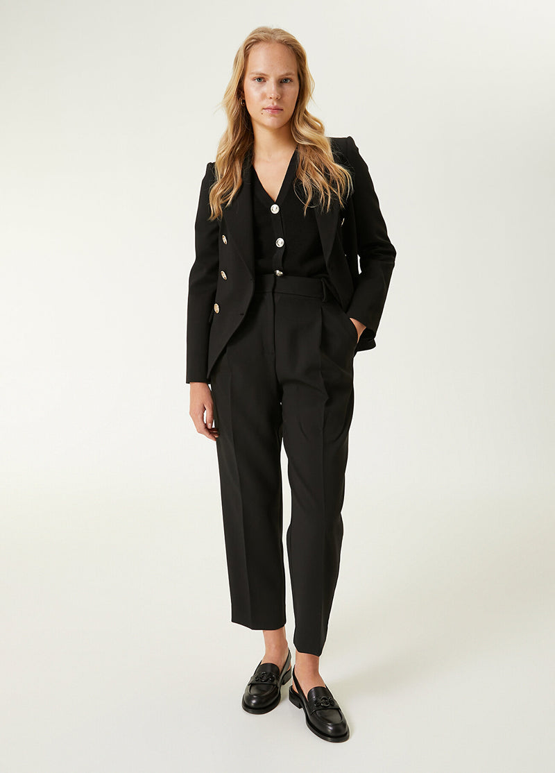 Beymen Club Pleated Formal Trousers Black