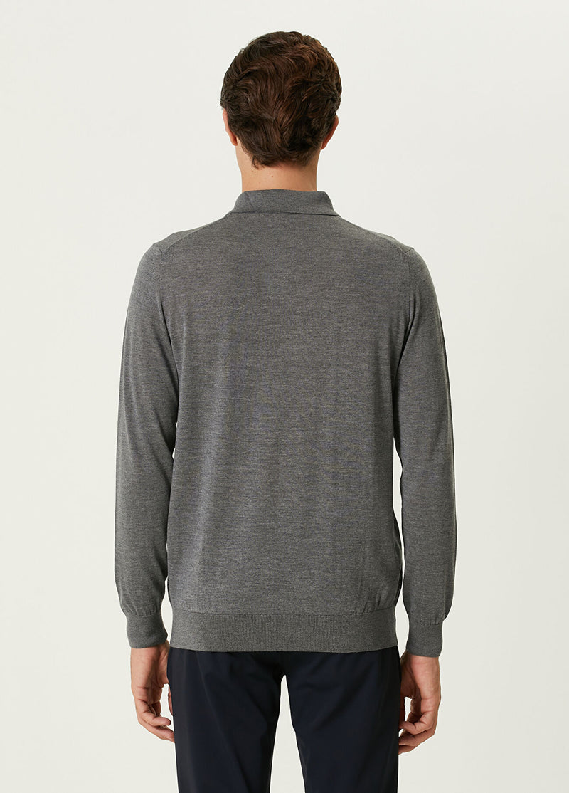 Beymen Club Men Melange Wool Sweater Gray