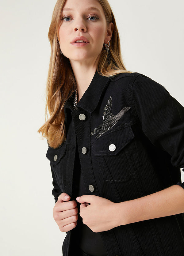 Beymen Club Shirt Form Denim Jacket Black