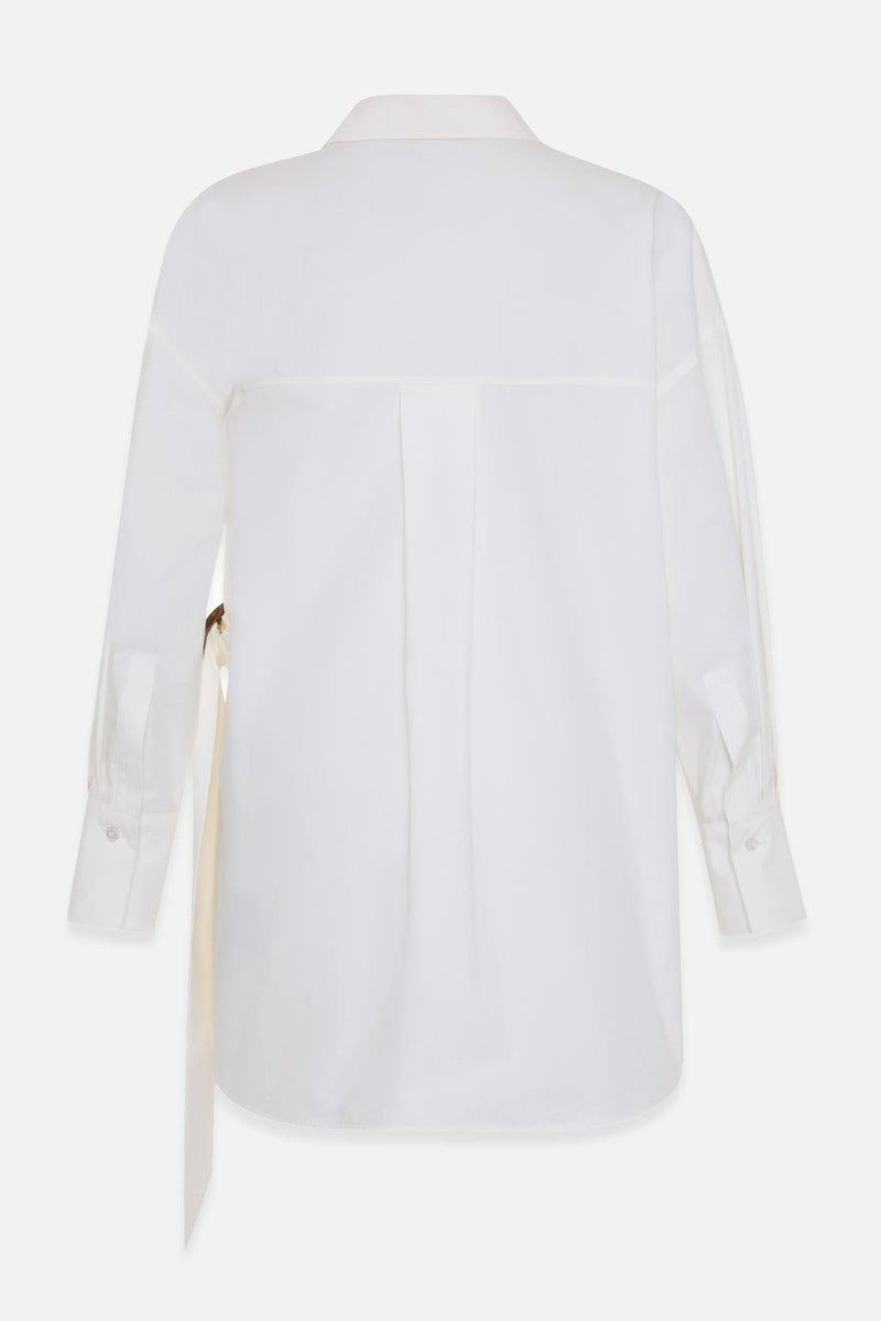 Setre Collar And Accessory Detailed Shirt Ecru