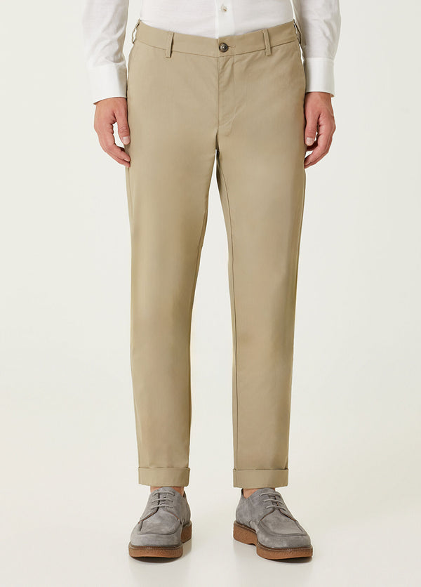 Beymen Club Men Chino Trousers Dark Beige