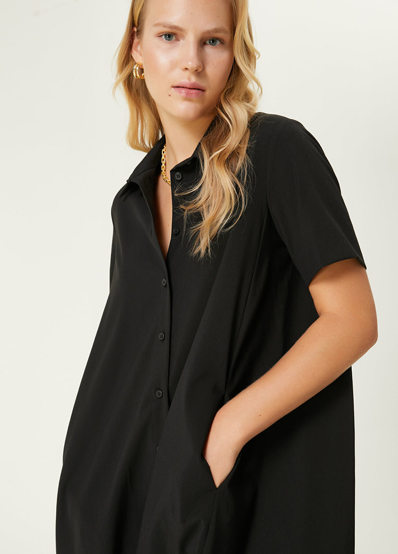 Beymen Club Mini Shirt Dress Black