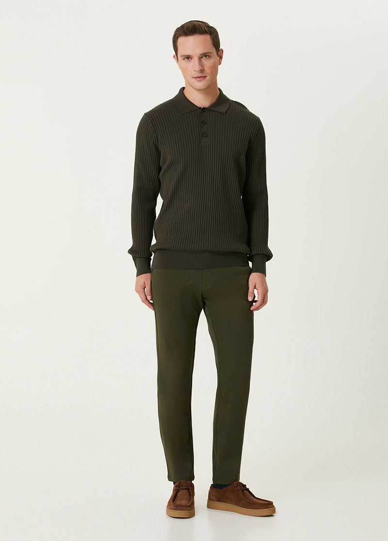 Beymen Club Men Polo Neck Knitwear Khaki