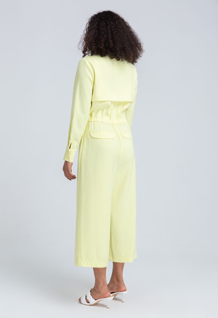 Choice Jumpsuit With Skirt Yellow