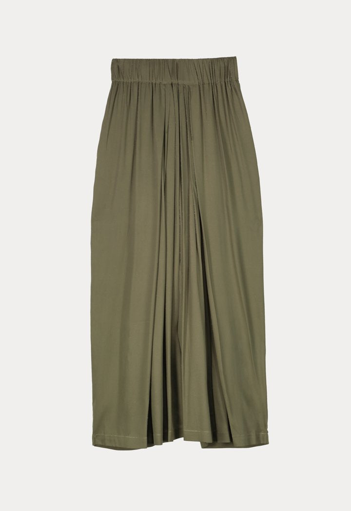 Choice Palazzo Wide Leg Pants Olive