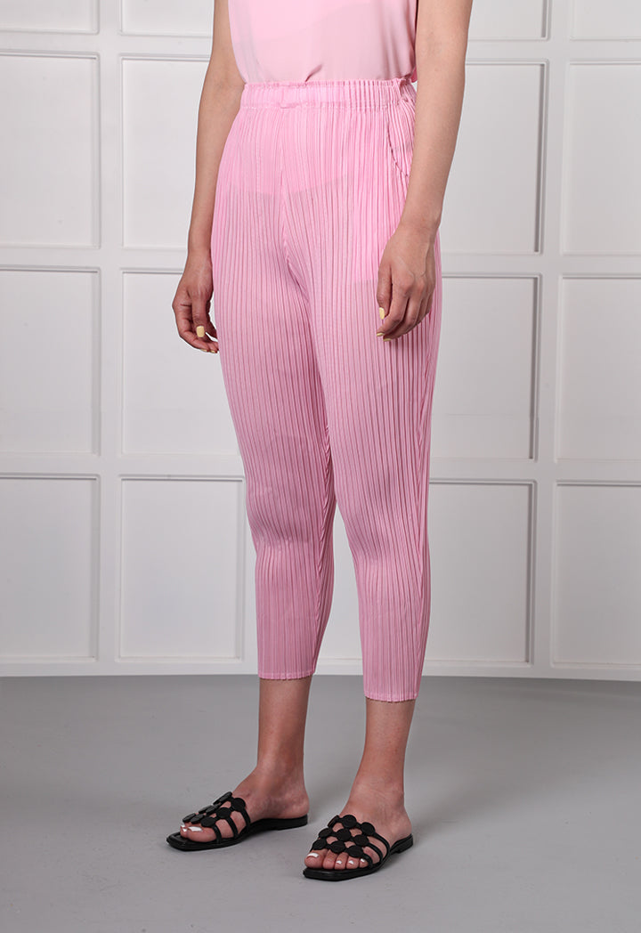 Choice Vertical Pleat Jodhpuri Style Trouser Pink