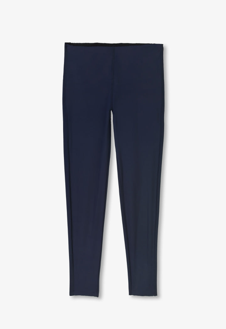 Choice Solid Skinny Fit Leggings Navy