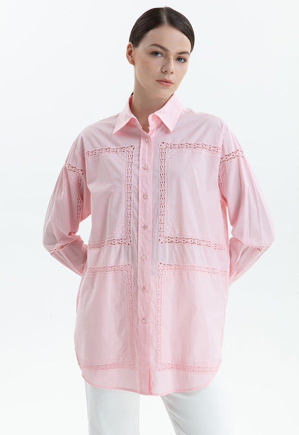 Choice Relaxed Fit Shirt Light Pink