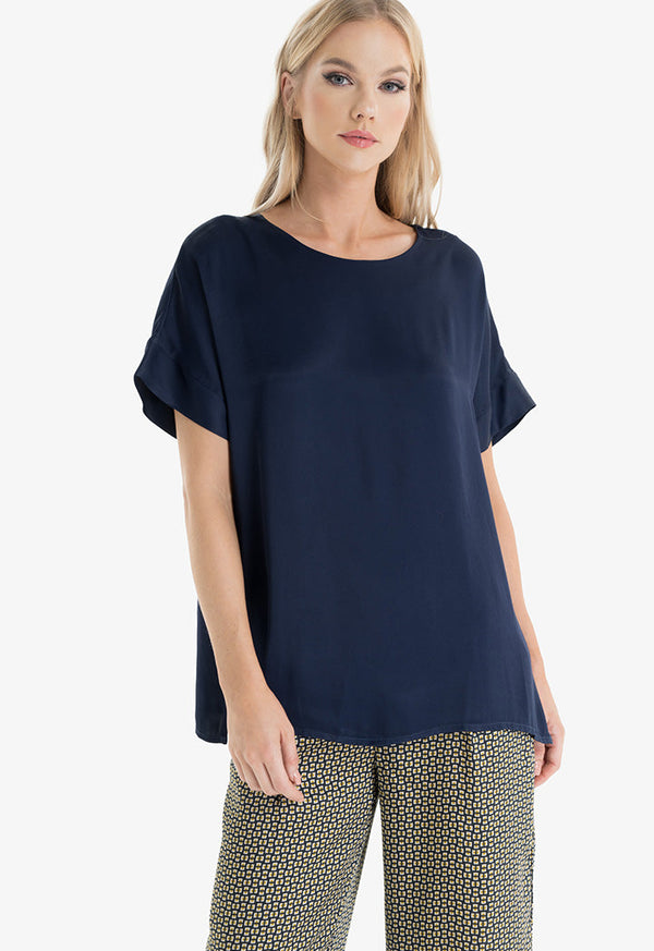 Choice Solid-Toned Top Navy