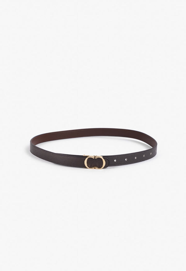 Choice Monogram Buckle Belt Brown