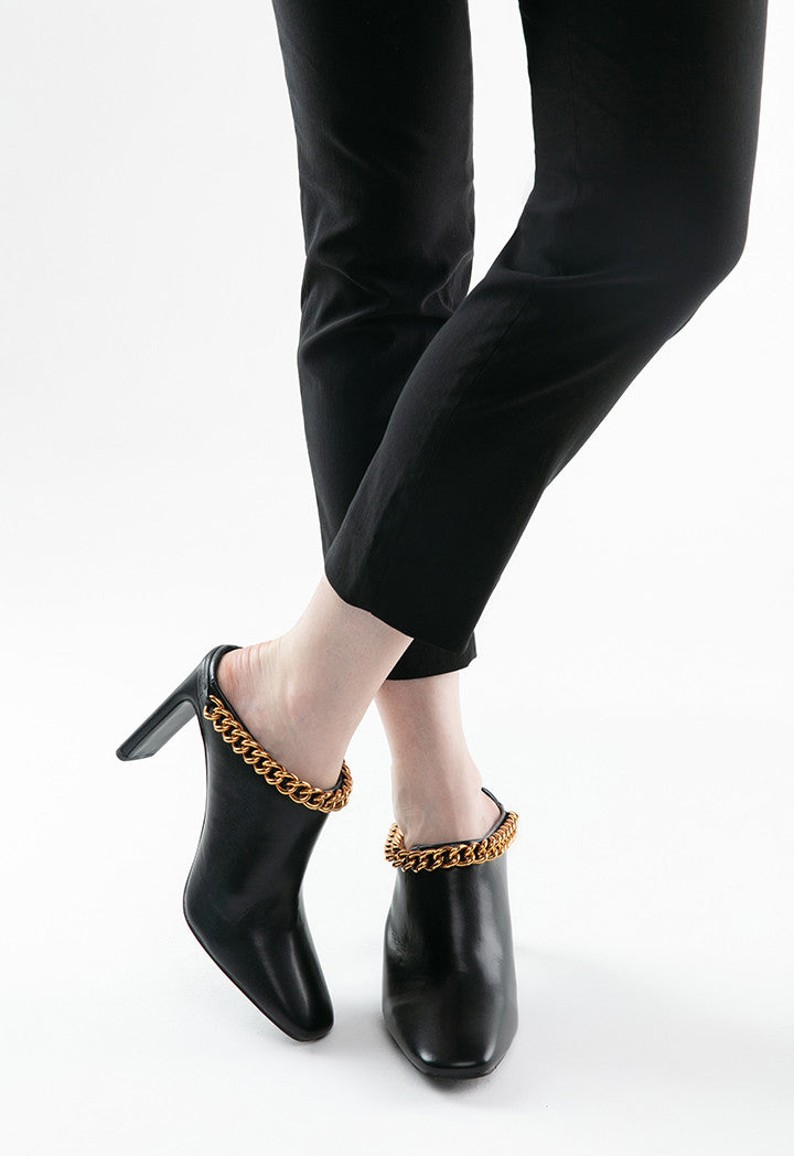 Choice Sexy Slip On Pump Mules Black