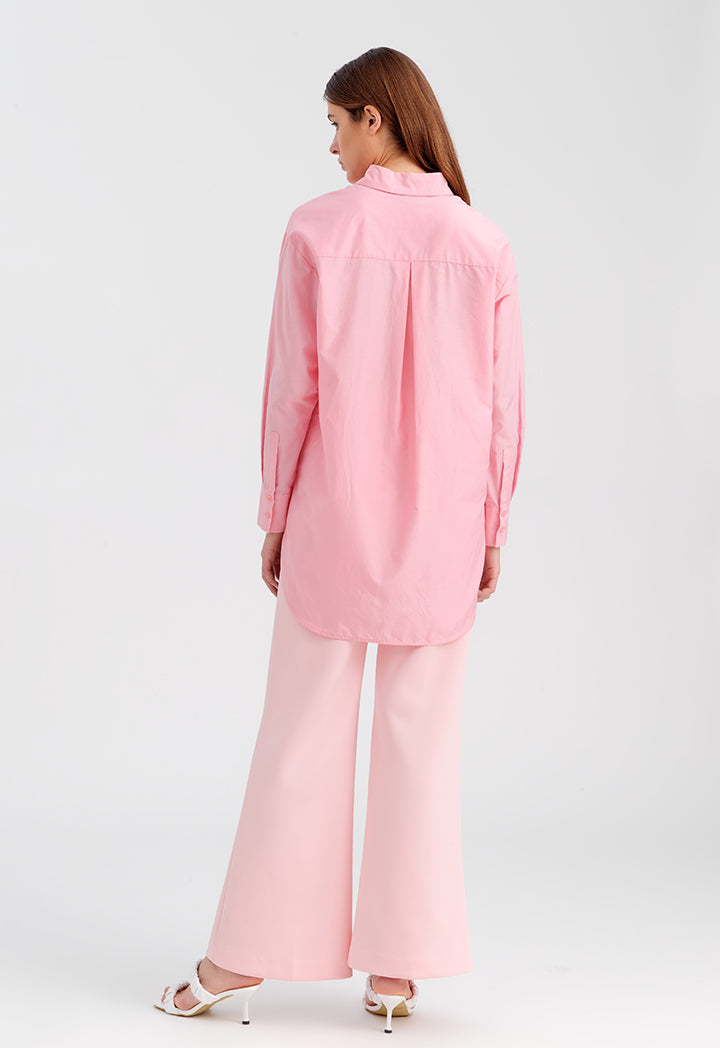 Choice Basic Poplin Shirt Light Pink