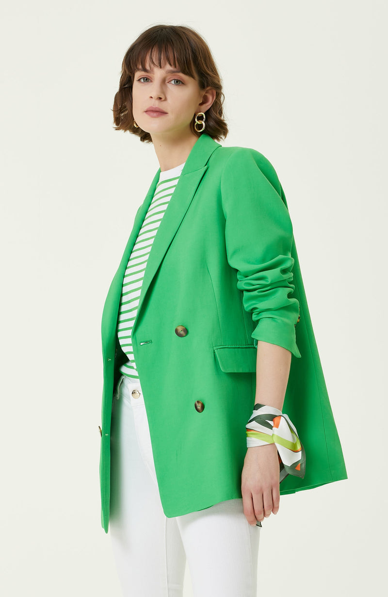 Network Regular Fit Blazer Green