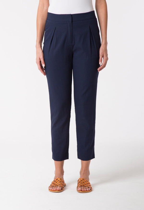 Choice Textured Casual Trouser Navy