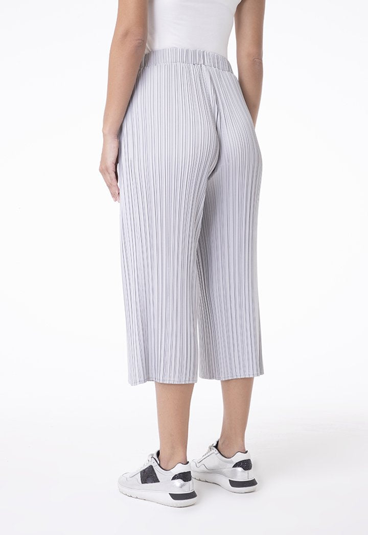 Choice Straight Leg Pleated Trouser Grey