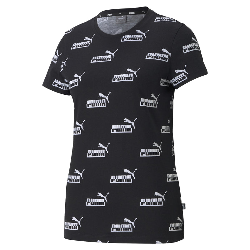 Puma Teeamplified Aop Tee Puma Black