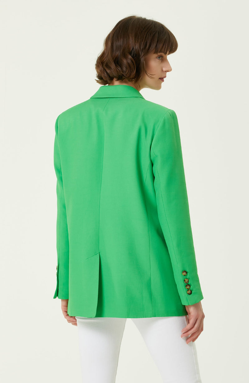 Network Regular Fit Blazer Green