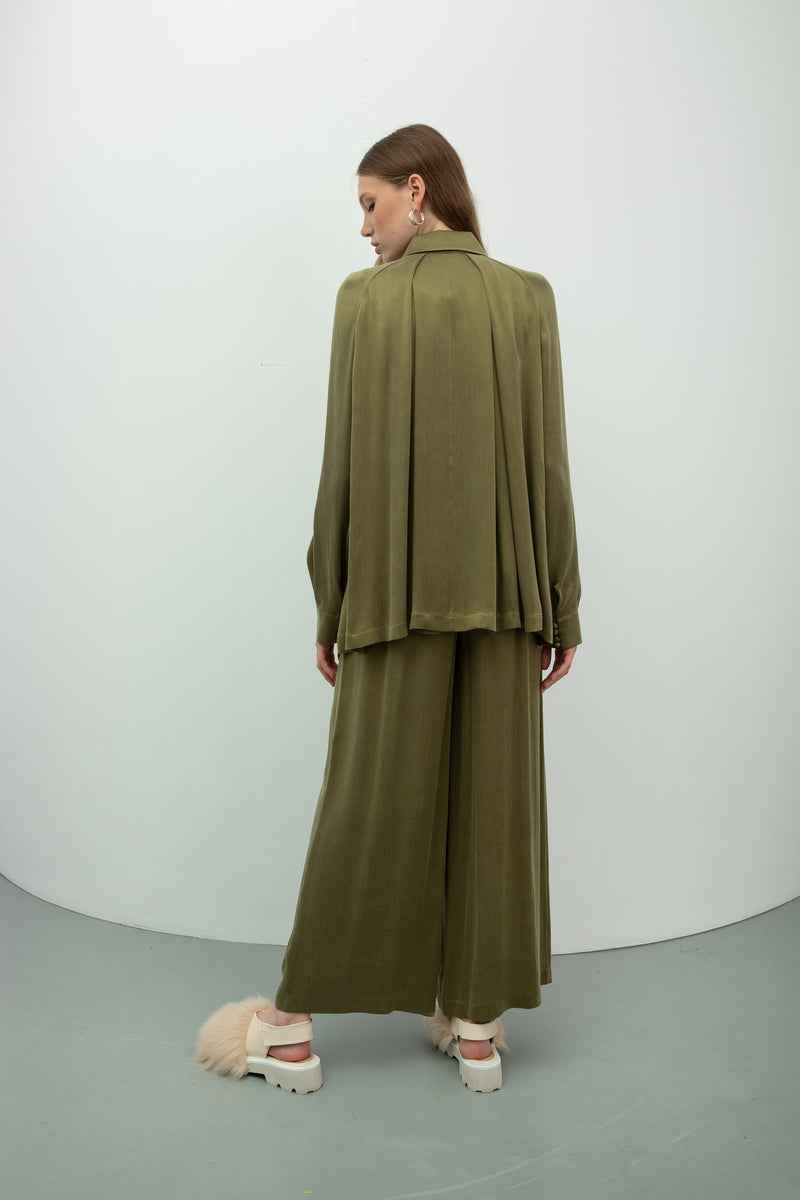 Baqa Comfortable Fit Shirt  Green