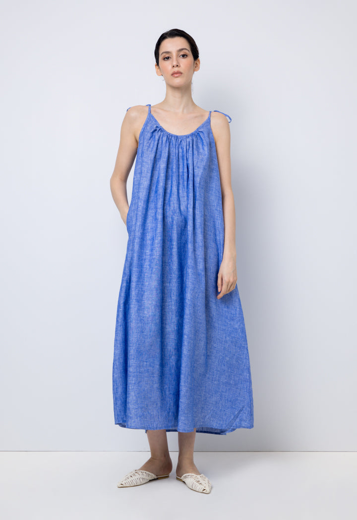 Choice Adjustable Strap Maxi Dress Blue