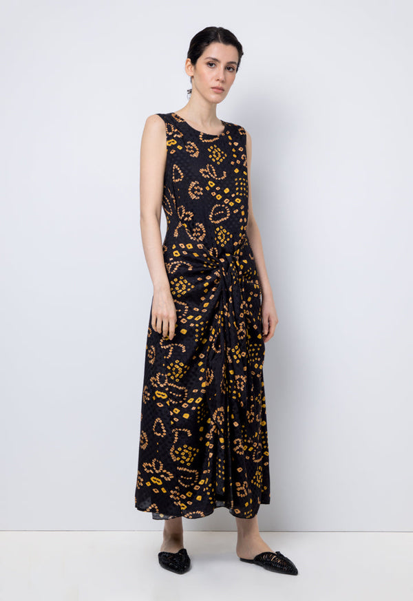 Choice Printed Sleeveless Maxi Dress Printed Multi