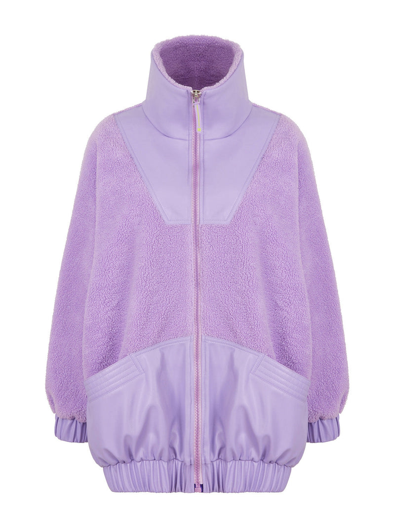 Nocturne Garnish Oversize Jacket Violet