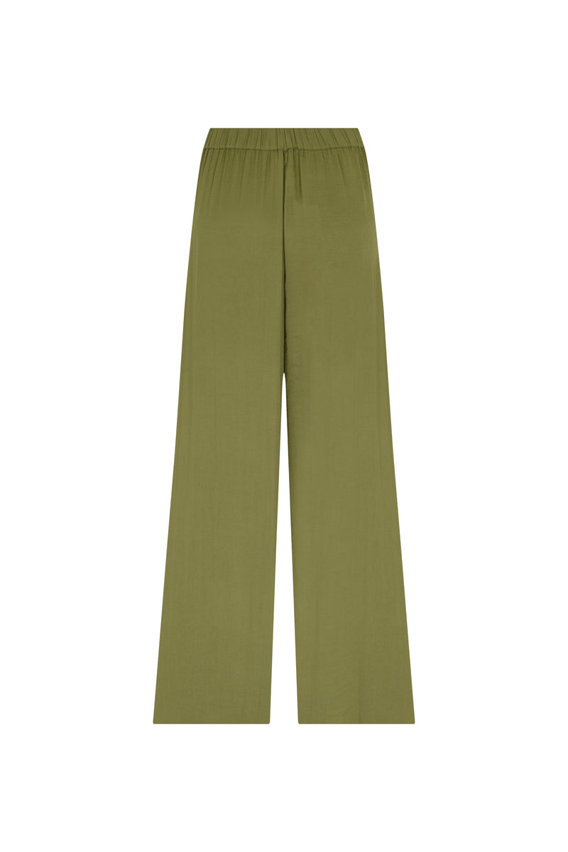 Roman Solid Cargo Pocket Trousers Green